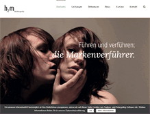 Tablet Screenshot of h2m.de